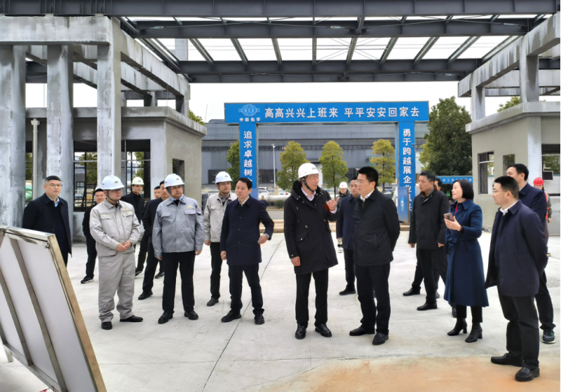 肖湘暉到建筑工程公司科倫、湘盛福諾項目調研